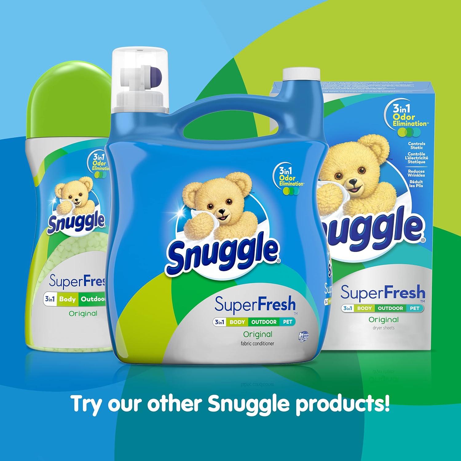 image:imageSnuggle Fabric Softener Dryer Sheets Blue Sparkle 230 Count70 count Pack of 1
