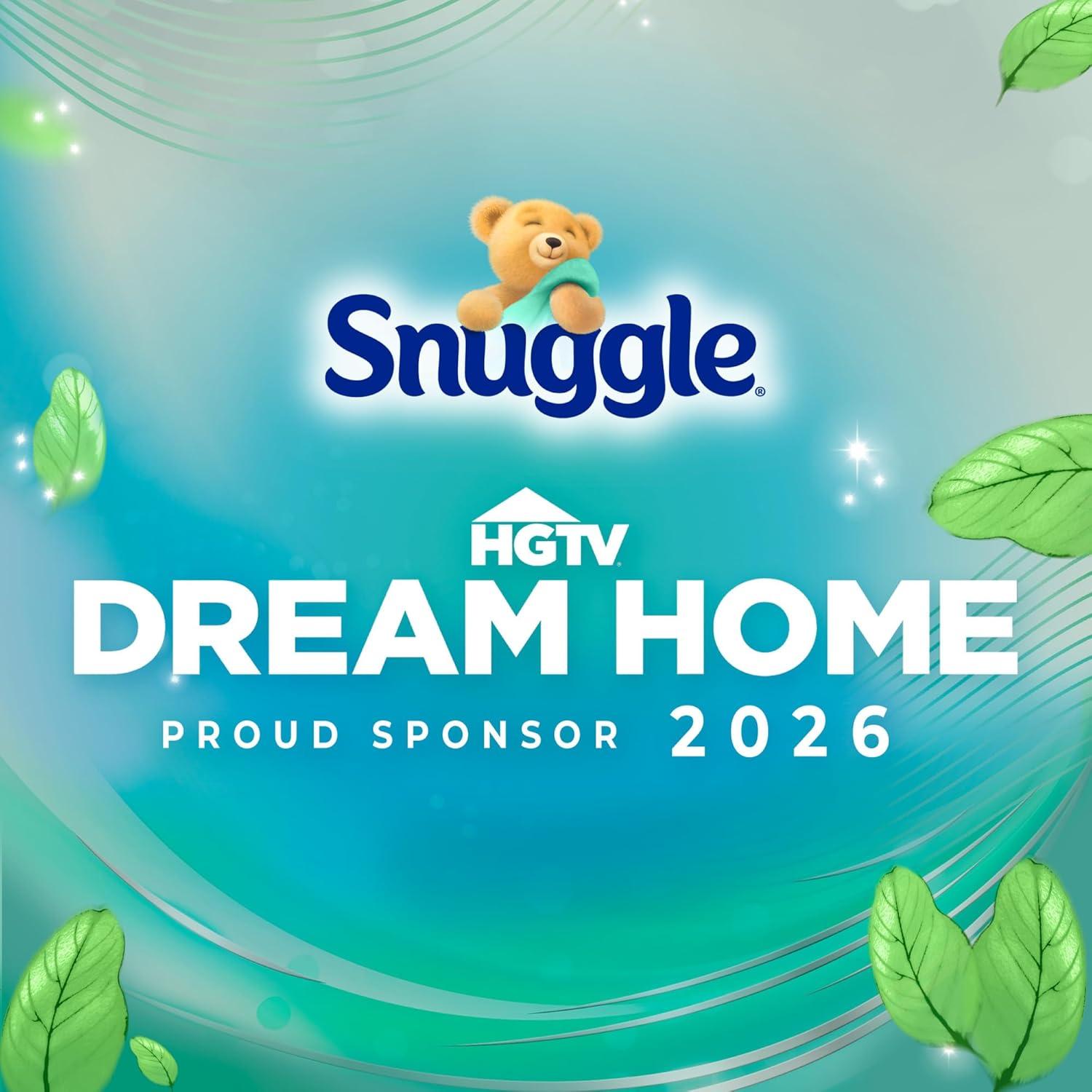 image:imageSnuggle SuperFresh Fabric Softener Dryer Sheets 200 Count Morning Breeze LongLasting Fresh amp Clean Scent Tackles Pet Odor Helps Repel Pet Hair Reduces Static amp Fights Wrinkles HE SafeOriginal