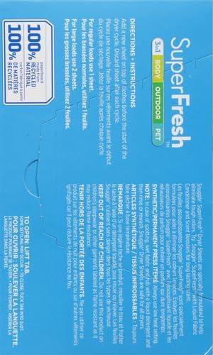 image:imageSnuggle SuperFresh Fabric Softener Dryer Sheets 200 Count Morning Breeze LongLasting Fresh amp Clean Scent Tackles Pet Odor Helps Repel Pet Hair Reduces Static amp Fights Wrinkles HE SafeOriginal