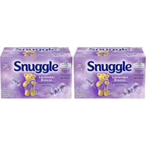 Snuggle Fabric Softener Dryer Sheets, Lavender Breeze Soothing Comfort, 230 Ct, Long-Lasting Fresh & Clean Scent, Softens Fabric, Reduces Static, Fights Wrinkles, Helps Repel Lint & Pet Hair, HE Safe(230 Count (Pack of 2))